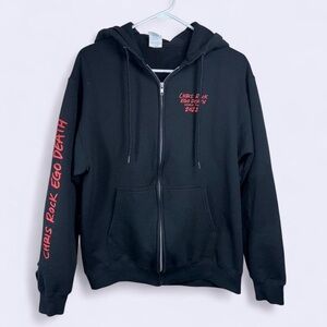 Chris Rock Ego Death World Tour 2022 Black Zip Hoodie Medium